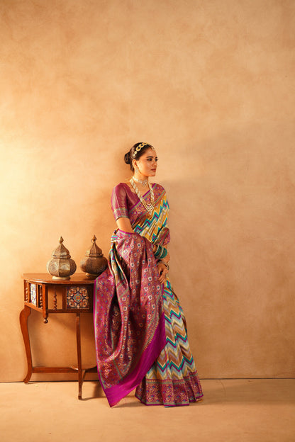 Dharmavaram silk saree perfect for weddings and special occasions