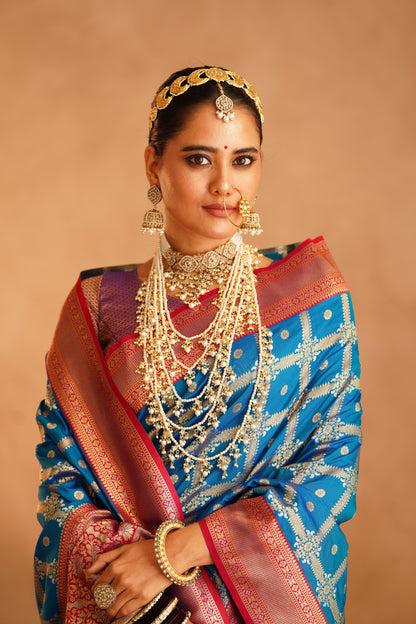 Pure Patola silk saree featuring classic ethnic patterns

