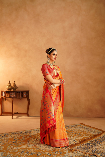 Paithni Katan silk saree perfect for weddings and festivals