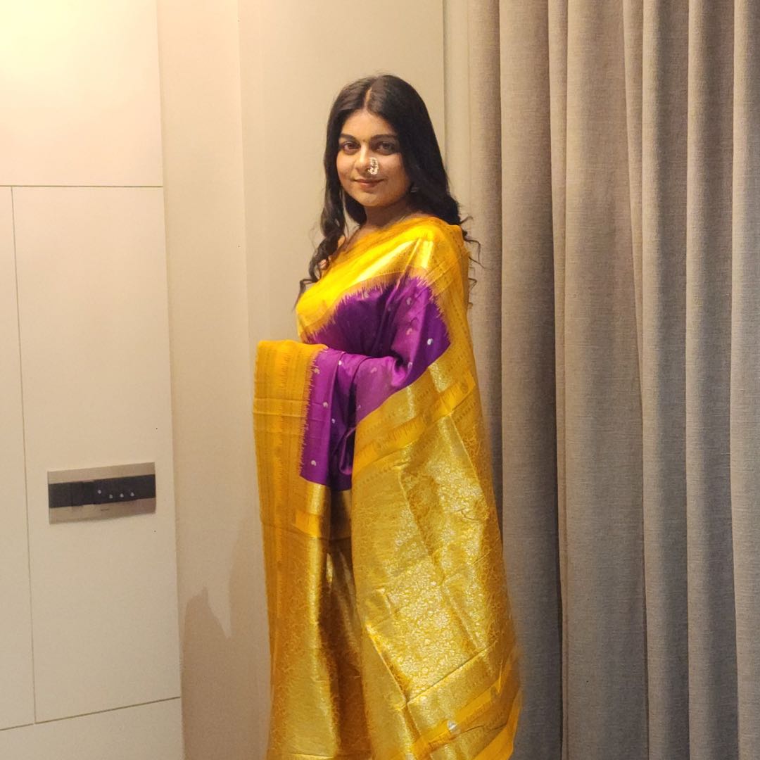 Anmol Jari & Silver Meenakari Purple Soft Silk Sarees – A Royal Touch - Jagmohini