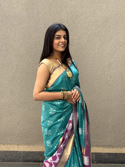 Buy Exclusive Collection of Ikat Silk Sarees - Jagmohini